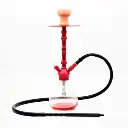 SHISHA ATOMIC LUXE ROJO 50CM 1 TUBO FLEX.