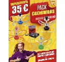 SET 4 CACHIMBAS SURTIDO COLORES + HORNILLO