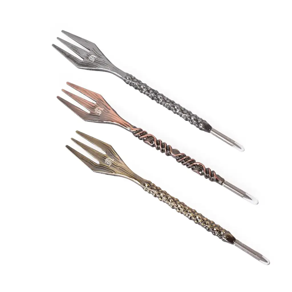 TENEDOR PUNZÓN COBRE CON FUNDA