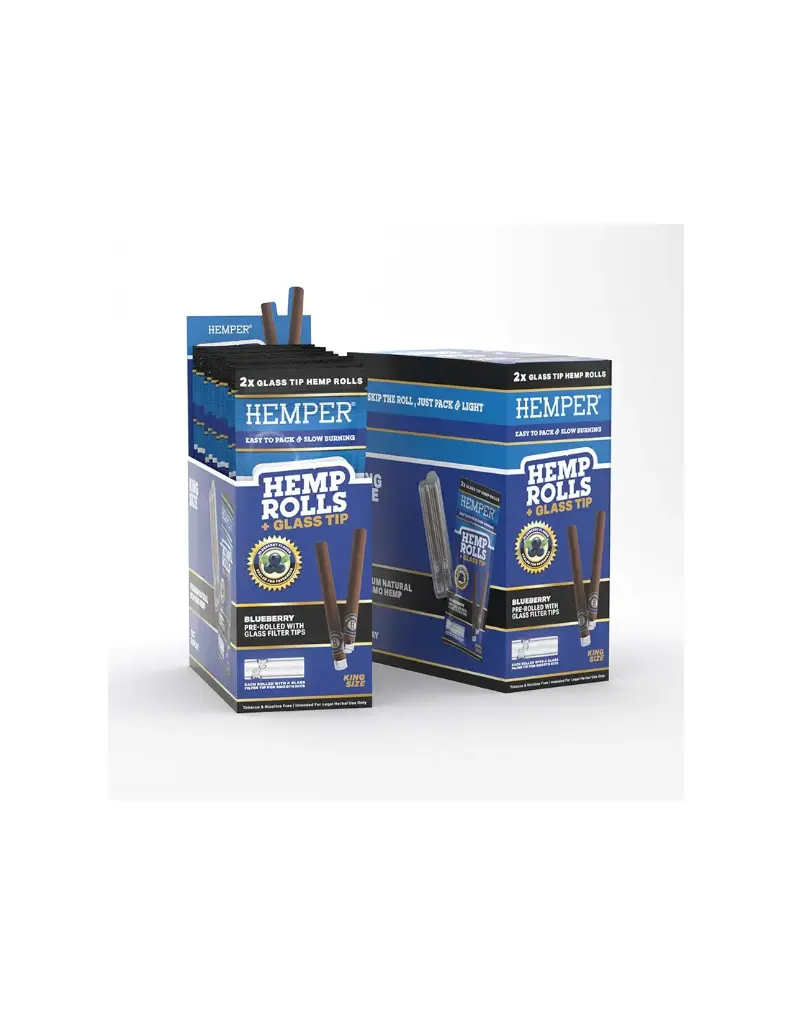 BLUNT PRELIADO HEMPER BLUEBERRY FILTRO CRISTAL (1X12)