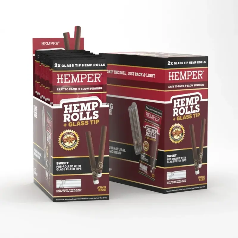 BLUNT PRELIADO HEMPER SWEET FILTRO CRISTAL (1X12)
