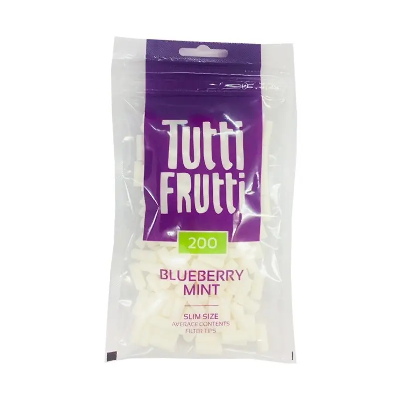 FILTROS TUTTI FRUTTI BLUEBERRY MINT 200UDS (1X20)