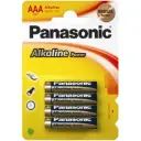 PILA PANASONIC ALKALINA POWER LR03 BRONCE AAA (4X12)