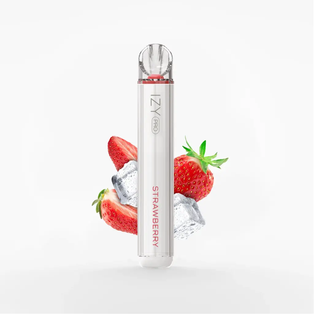 PACK 10 VAPERS DESECHABLES IZY PRO NICOTINA 18MG STRAWBERRY ICE (FRESA)