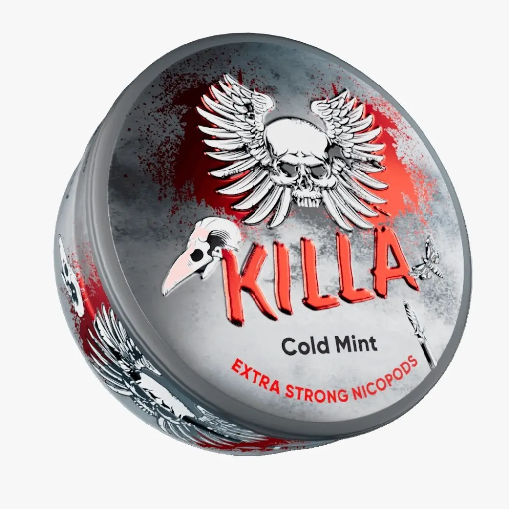 PACK 10 KILLA EXTRA STRONG COLD MINT 16MG (MENTA)