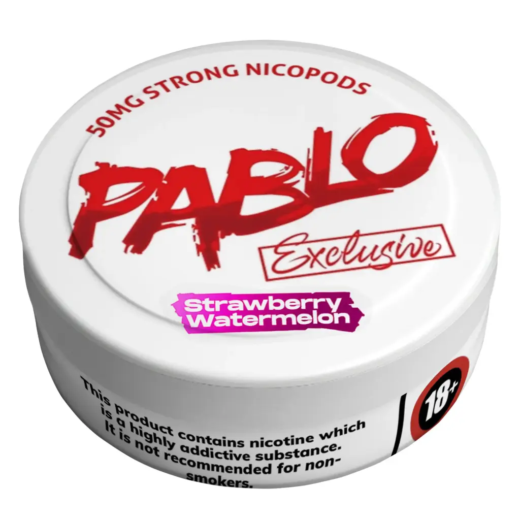 PACK 10 PABLO EXCLUSIVE WATERMELON STRAWBERRY 50MG (SANDÍA Y FRESA)