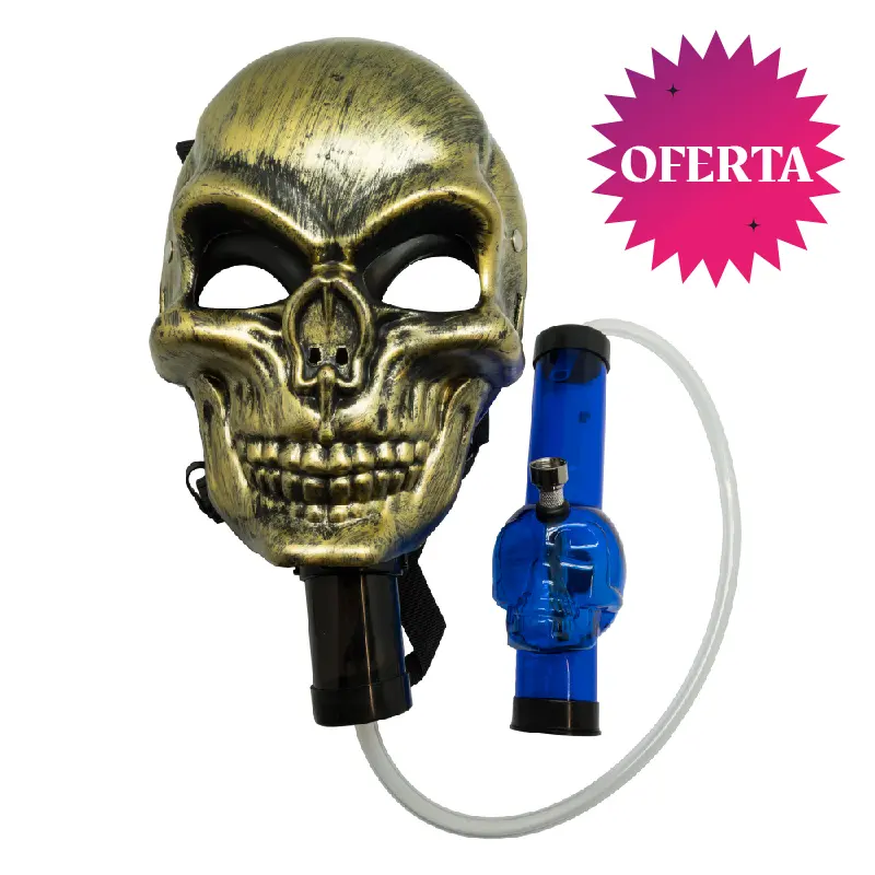 MASCARA BONG METAL SKULL