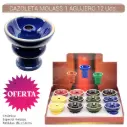 EXPOSITOR 12 CAZOLETAS ATOMIC MOLASS 1 AGUJERO 5 COLORES