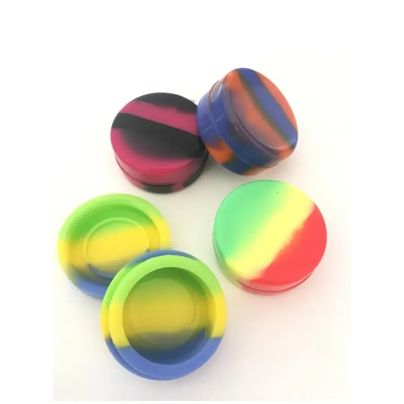 CONTENEDOR SILICONA PARA BHO 5 ML (COLORES VARIADOS)