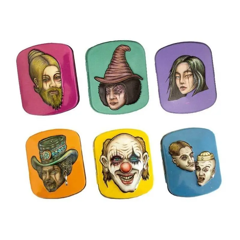 EXP 12 CAJITAS METALICAS LION ROLLING CIRCUS MINI TIN BOX