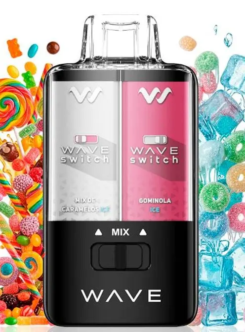 WAVE SWITCH BUD VAPE 40K MIX CARAMELOS ICE GOMINOLA ICE 0MG