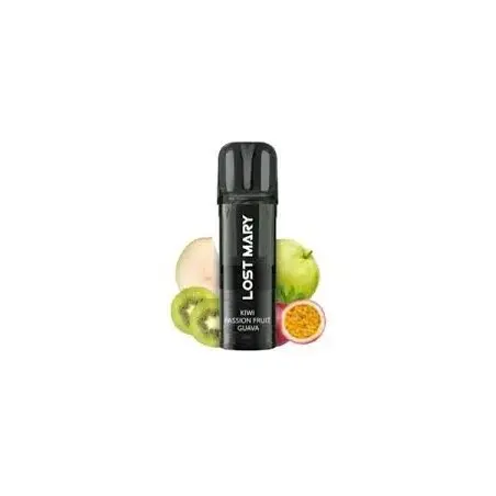 CARGA POD VAPER LOST MARY TAPPO KIWI PASSION FRUIT GUAVA 20MG (KIWI, FRUTA PASION, GUAVA)
