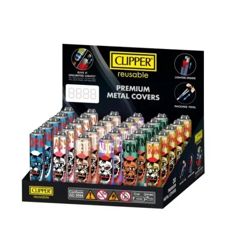 EXP 30 CLIPPER FUNDA METAL AGRESSIVE ANIMALS