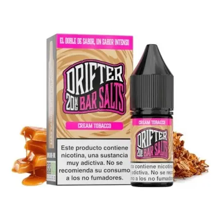 LIQUIDO DRIFTER BAR SALTS CREAM TOBACCO (CREMA TABACO) 20MG 10ML
