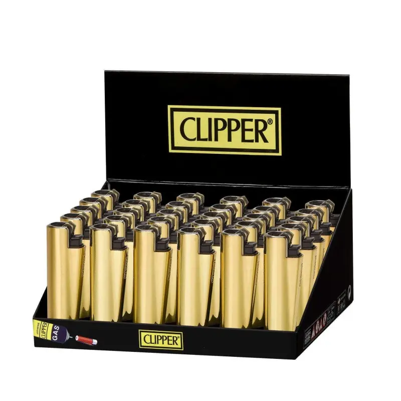 EXP 30 CLIPPER FUNDA METAL GOLD