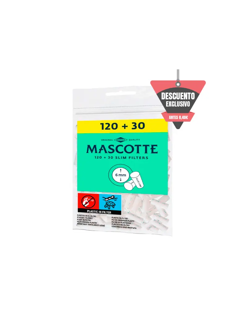 FILTROS MASCOTTE SLIM 120+30 (20)