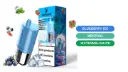 PACK 5 VAPER DESECHABLE BIG ME 3 EN 1 BLUE 0% NICOTINA 80K BLUEBERRY, MENTHOL Y WATERMELON (ARANDANOS, MENTA Y SANDIA)