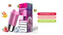 PACK 5 VAPER DESECHABLE BIG ME 3 EN 1 PINK 0% NICOTINA 80K STRAWBERRY, STRAWBERRY-BANANA Y STRAWBERRY-KIWI (FRESA, FRESA-PLATANO Y FRESA-KIWI)