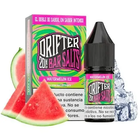 LIQUIDO DRIFTER BAR SALTS WATERMELON ICE (SANDIA) 20MG 10ML
