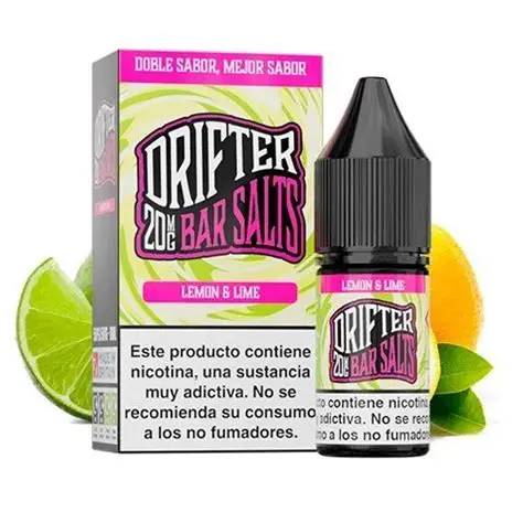 LIQUIDO DRIFTER BAR SALTS LEMON LIME (LIMA LIMON) 20MG 10ML