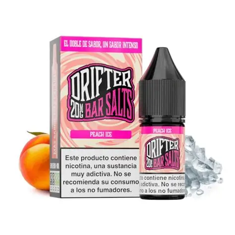 LIQUIDO DRIFTER BAR SALTS PEACH (MELOCOTON) 20MG 10ML