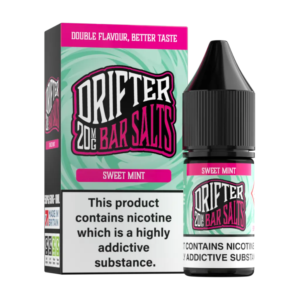 LIQUIDO DRIFTER BAR SALTS SWEET MINT (MENTA) 20MG 10ML