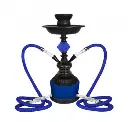 SHISHA ATOMIC CAKE AZUL 33CM (2 MANGUERAS)