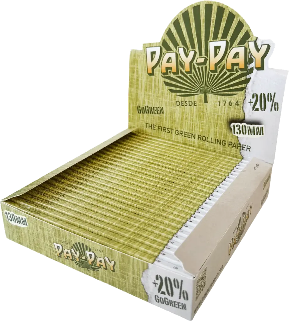 PAPEL PAY-PAY GO GREEN SLIM XXL (130MM)