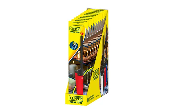 EXP 10 ENCENDEDORES CLIPPER MAXI TUBE