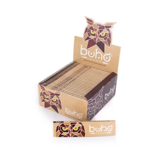 [*BH004] PAPEL BUHO NATURAL KING SIZE SLIM (50)