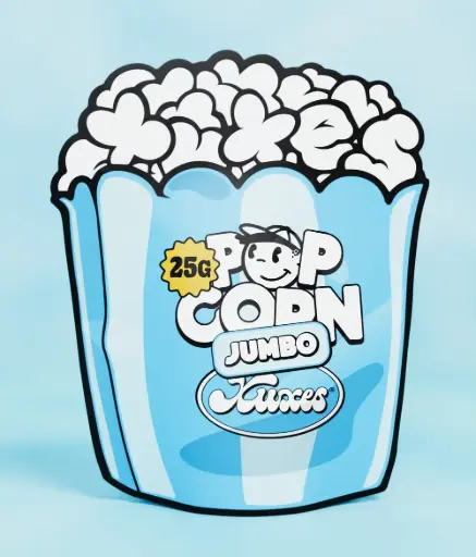 [XUXES-29] BOLSA CBD XUXES POPCORN JUMBO BLUE CANDY 25GR