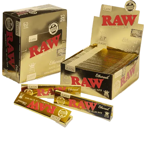 [14710] PAPEL RAW ETHEREAL KS SLIM BOX 50 (32)