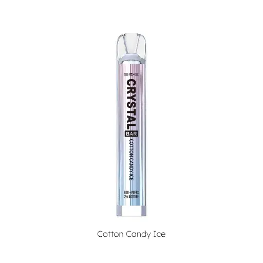 [CR-13] PACK 10 VAPER DESECHABLE SKE CRYSTAL BAR COTTON CANDY 20MG (ALGODÓN DE AZÚCAR)