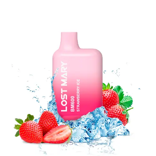 [LM-03] PACK 10 VAPER DESECHABLE LOST MARY STRAWBERRY ICE 20MG (FRESA)