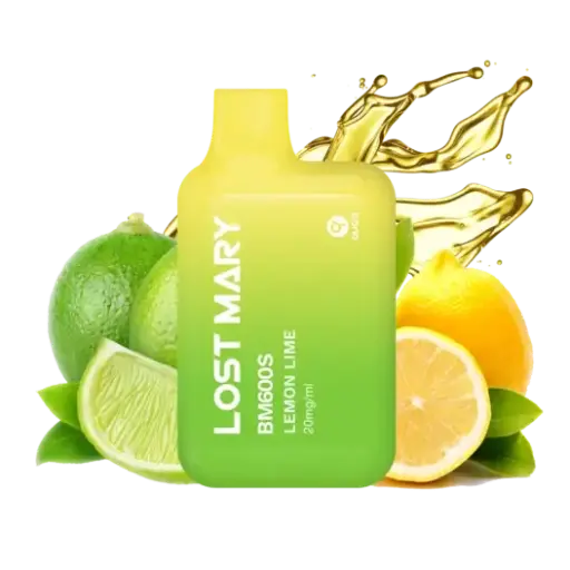 [LM-38] PACK 10 VAPER DESECHABLE LOST MARY 600 LEMON LIME 20MG (LIMÓN Y LIMA)