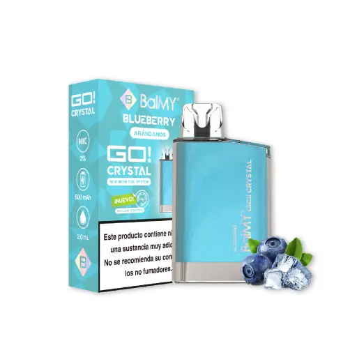 [BC-08] VAPER DESECHABLE BALMY GO CRYSTAL 20MG BLUEBERRY (ARÁNDANOS)