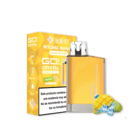 [BC-11] VAPER DESECHABLE BALMY GO CRYSTAL 20MG TRIPLE MANGO (MANGO INTENSO)