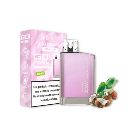 [BC-21] VAPER DESECHABLE BALMY GO CRYSTAL 20MG TARO COCONUT (COCO)