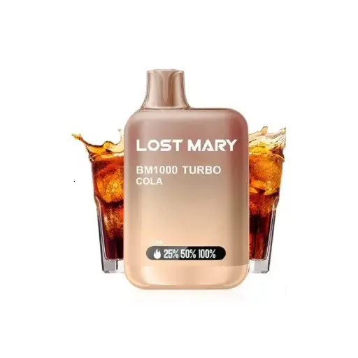 [BM-17] PACK 10 VAPER DESECHABLE LOST MARY BM1000 COLA 20MG
