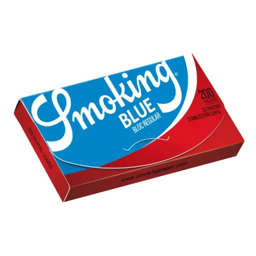 [53042] PAPEL SMOKING BLUE BLOC 200 (70MM)(20)