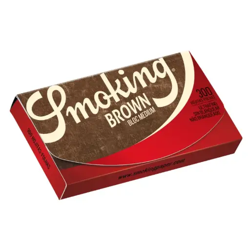 [53147] PAPEL SMOKING BROWN BLOC 300 (78MM) (40)