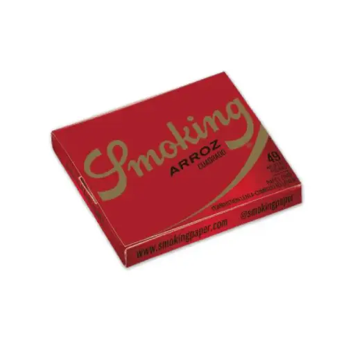[53632] SMOKING PAPEL ROJO ARROZ (78MM) (100)