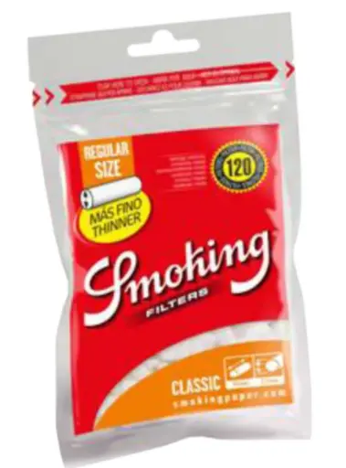 [53942] FILTROS SMOKING NARANJA REGULAR 7,5MM (120x25)