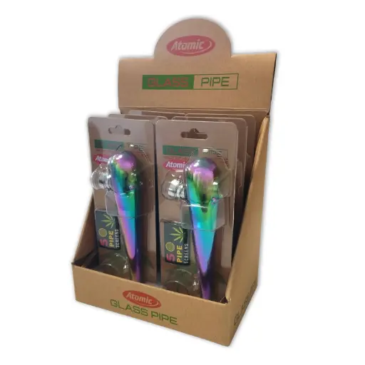 [02.128 34] EXP 6 PIPA FUMETA ATOMIC MINI MAGIC CRISTAL CON REJILLA