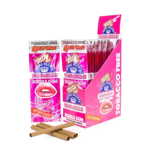 [4BH09] BLUNT HEMPaRILLO BUBBLE GUM (CHICLE) (15X4)