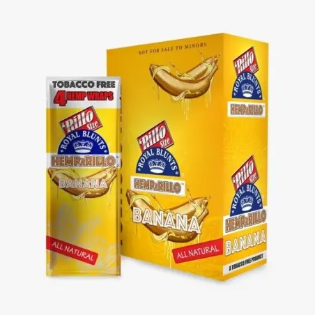 [4BH15] BLUNT HEMPaRILLO BANANA (15X4)