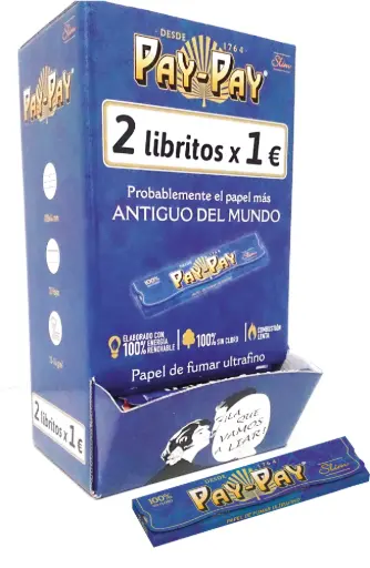 [EXP110MMPAY] EXPOSITOR PAYPAY 110MM + 100 LIBRITOS PAY-PAY SLIM