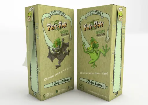 [P0051] DISPENSADOR BOBINA PAY-PAY GO GREEN (750 MTS)