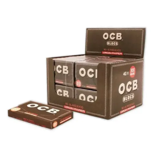 [VP07090] PAPEL OCB VIRGIN BLOC 300 (78MM)(40)