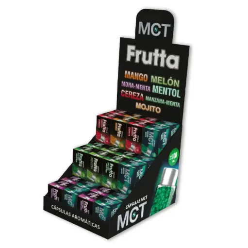 [EXP-MCTFRUTTA] EXPOSITOR PARA 24 UNIDADES CAPSULAS MCT Y FRUTTA